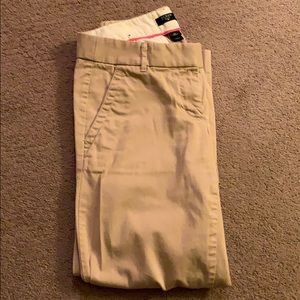 J Crew khaki ankle pants
